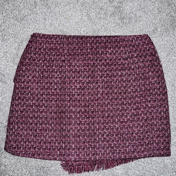 Pink Tweed Mini Skirt - Picture 4 of 5